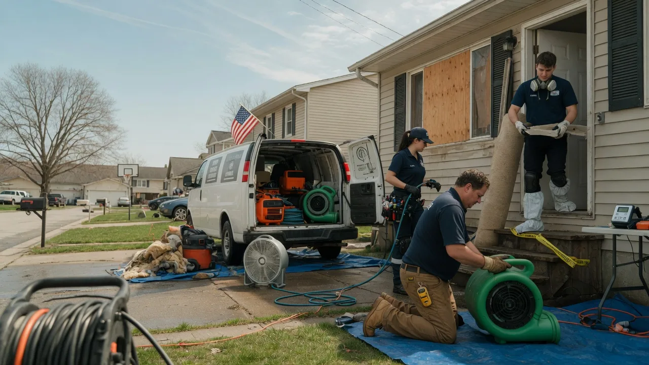 Water Damage Restoration in Bridgeport, MI near me